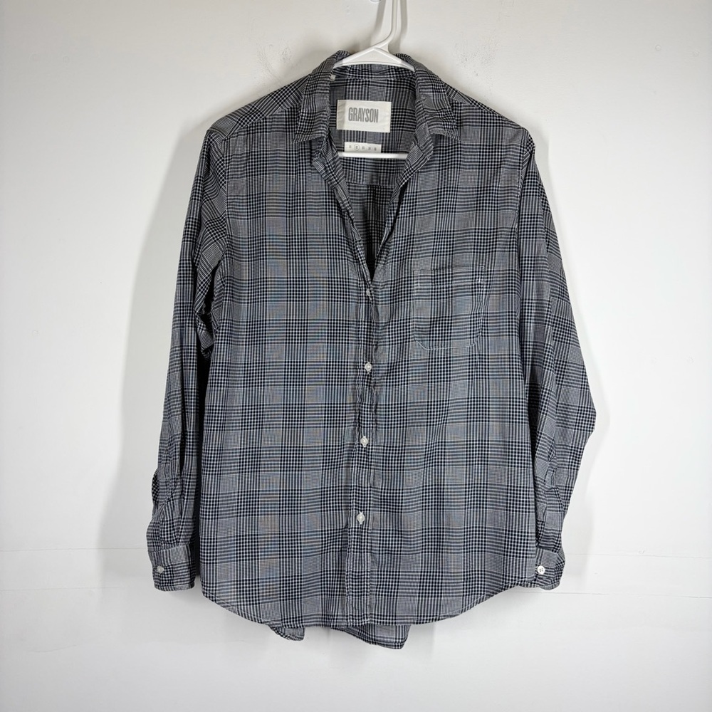 Grayson The Hero Plaid Button Down Top Size 2 or US Small